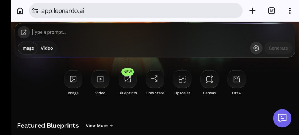 Leonardo AI text to image generator